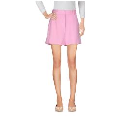 Stella McCartney Pink Wool High-Waist Shorts S (IT 40)
