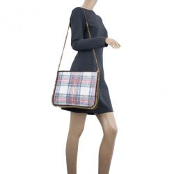 مملوكة مسبقًا Stella McCartney Multicolor Falabella Tartan Crossbody Bag