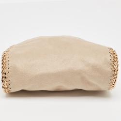 Pre Owned Stella McCartney Beige Faux Leather Mini Falabella Tote