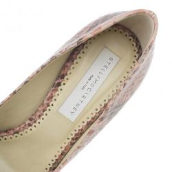 مملوكة مسبقًا Stella McCartney Corinne Python Platform Pumps Size 38