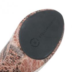 مملوكة مسبقًا Stella McCartney Corinne Python Platform Pumps Size 38