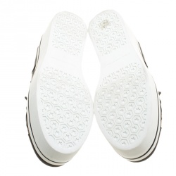 Pre Owned حذاء  رياضي ستيلا مكارتني سليب أون بينكس أزرق فاتح مطبوع نجوم نعل سميك مقاس 40