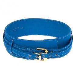 Stella McCartney Blue Waist Belt 80 CM