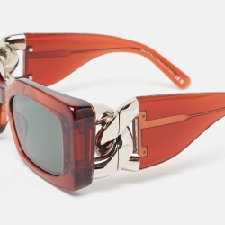 Pre Owned Stella McCartney Brown/Black SC400461 Falabella Square Sunglasses