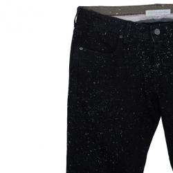 مملوكة مسبقًا Stella McCartney Black Dotted Jeans M