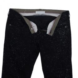 مملوكة مسبقًا Stella McCartney Black Dotted Jeans M