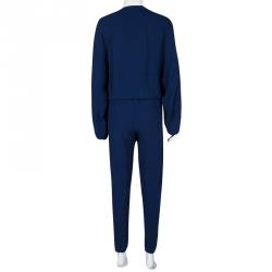 Pre Owned Stella McCartney FW'14 Navy Blue Zip Detail Brooke Jumpsuit S