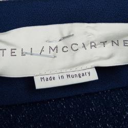 Pre Owned Stella McCartney FW'14 Navy Blue Zip Detail Brooke Jumpsuit S