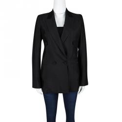 Pre Owned بليزر ستيلا ماكرتني جاكارد ألماس أسود S