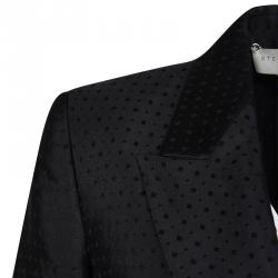 Pre Owned بليزر ستيلا ماكرتني جاكارد ألماس أسود S