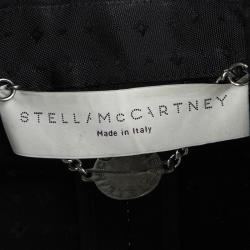 Pre Owned بليزر ستيلا ماكرتني جاكارد ألماس أسود S