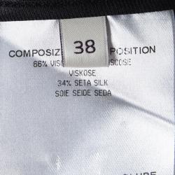 Pre Owned بليزر ستيلا ماكرتني جاكارد ألماس أسود S