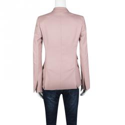 Pre Owned Stella McCartney Dull Pink Tailored Wool Blazer S