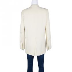 Pre Owned Stella McCartney Cream Tailored Blazer M
