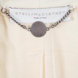 Pre Owned Stella McCartney Cream Tailored Blazer M