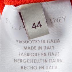 مملوكة مسبقًا Stella McCartney Colorblock Velvet and Crepe Long Sleeve Maxi Dress M