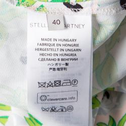 Pre Owned بنطلون تريض ستيلا مكارتني جوليا طباعة موردة متعدد الألوان S