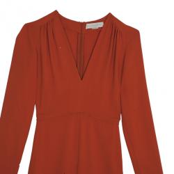 Pre Owned Stella McCartney Orange V-neck Jumpsuit S