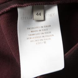 Pre Owned فستان ستيلا مكارتني تريكو كتل لونية شبكة مزينة أكمام طويلة M