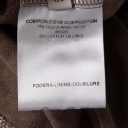Pre Owned Stella McCartney Metallic Racer Back Tank Top S
