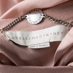 مملوكة مسبقًا Stella McCartney Pale Pink Silk Side Slit Detail Tunic M