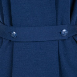 Pre Owned تونيك ستيلا مكارتني صوف أزرق بحزام S