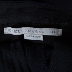 Pre Owned Stella McCartney Navy Blue Wool Tailored Pants S