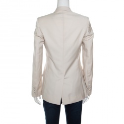 Pre Owned Stella McCartney Beige Wool Tailored Blazer S