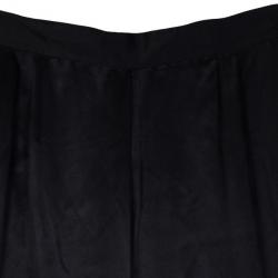 مملوكة مسبقًا Stella McCartney Black Palazzo Slit Silk Pants S