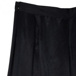 مملوكة مسبقًا Stella McCartney Black Palazzo Slit Silk Pants S