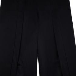 مملوكة مسبقًا Stella McCartney Black Palazzo Slit Silk Pants S