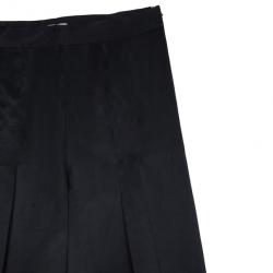 مملوكة مسبقًا Stella McCartney Black Palazzo Slit Silk Pants S