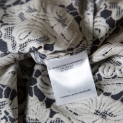 Pre Owned بلوزة بيجامة ستيلا مكارتني حرير مطبو ع دانتيل مورد M