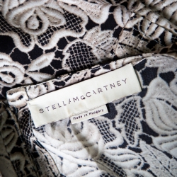 Pre Owned بلوزة بيجامة ستيلا مكارتني حرير مطبوع دانتيل مورد M