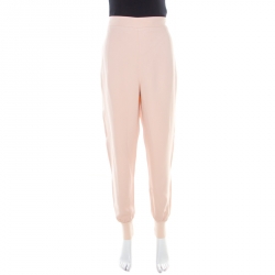 Pre Owned Stella McCartney Rose Pink High Waist Julia Jogger Pants M
