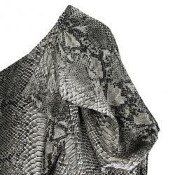 Pre Owned Stella McCartney One Shoulder Snakeskin Print Dress S