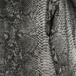 Pre Owned Stella McCartney One Shoulder Snakeskin Print Dress S