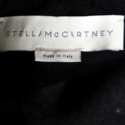 Pre Owned Stella McCartney Grey Wool Embellished Coat L