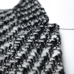 Pre Owned Stella McCartney Monochrome Tweed Bryce Coat M