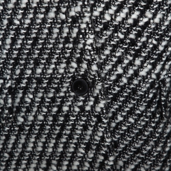Pre Owned Stella McCartney Monochrome Tweed Bryce Coat M