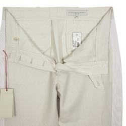 Pre Owned Stella McCartney End Zip White Trousers S