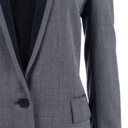 Pre Owned Stella McCartney Grey Shawl Lapel Blazer M