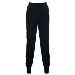 Pre Owned Stella McCartney Black Tapered Casual Trousers S