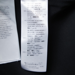 Pre Owned Stella McCartney Black Crepe Chain Fringed Jumpsuit M