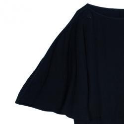 مملوكة مسبقًا Stella McCartney Black Butterfly Sleeve Dress M