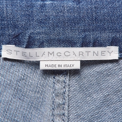 Pre Owned Stella McCartney Blue Denim Belted Cargo Pants M Waist 29''