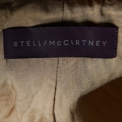 Pre Owned Stella McCartney Beige Wool & Cashmere Mid Length Coat M