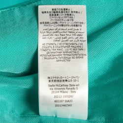 Pre Owned Stella McCartney Blue Gabardine Single Breasted Blazer S