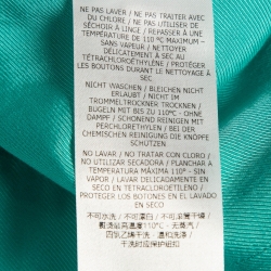 Pre Owned Stella McCartney Blue Gabardine Single Breasted Blazer S