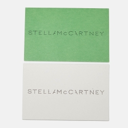 Pre Owned Stella McCartney Beige Woven Canvas Mini Falabella Tote